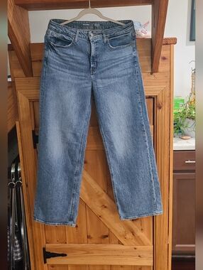 Old Navy Wide Leg High Rise Durango Jeans 10